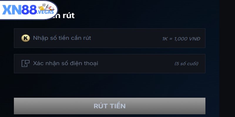 Đăng nhập và kiểm tra số dư ví ID trước khi tiến hành rút tiền